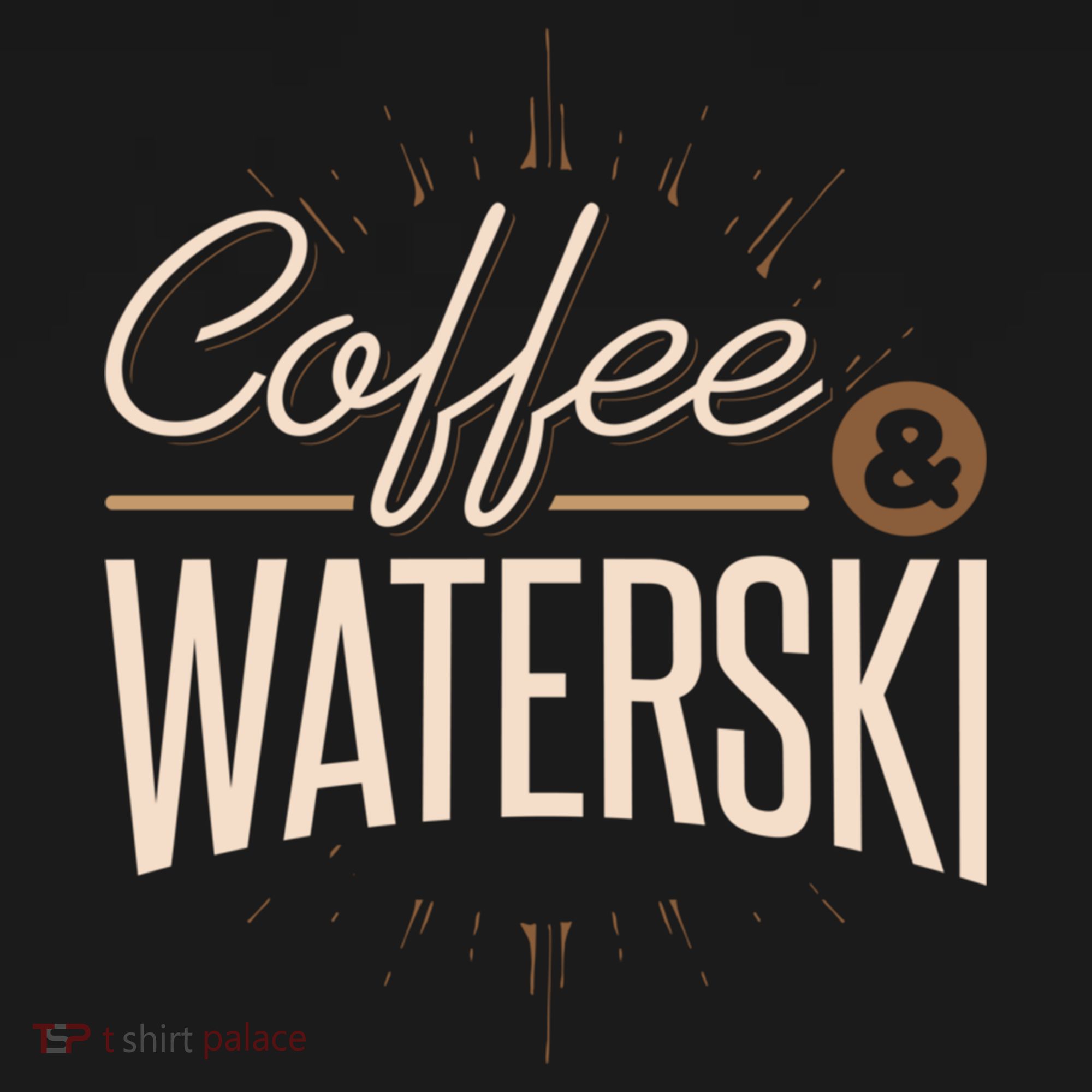 Waterskiing Coffee And Waterski Water Skiing Ski Gift Pajama Set