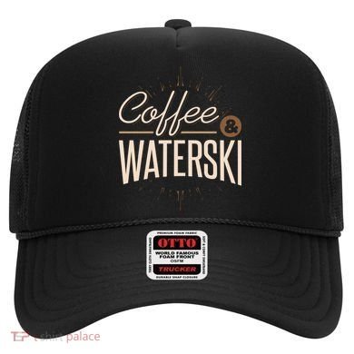 Waterskiing Coffee And Waterski Water Skiing Ski Gift Hat