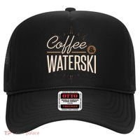 Waterskiing Coffee And Waterski Water Skiing Ski Gift Hat thumb 0