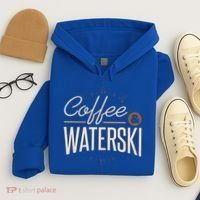 Waterskiing Coffee And Waterski Water Skiing Ski Gift Hoodie thumb 4