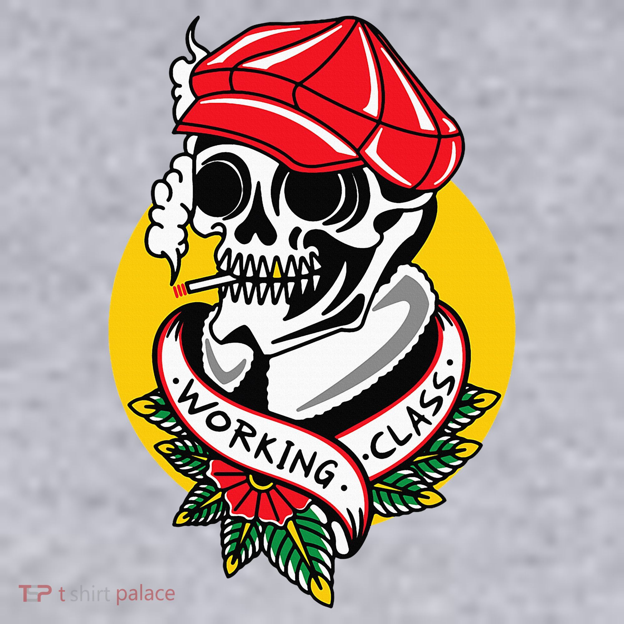 Working Class American Traditional Tattoo Old School Flash Women's Sweatshirt