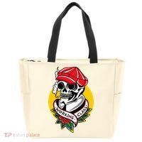 Working Class American Traditional Tattoo Old School Flash Tote Bag thumb 0