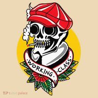 Working Class American Traditional Tattoo Old School Flash Tote Bag thumb 4