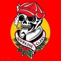 Working Class American Traditional Tattoo Old School Flash Santa Hat thumb 1