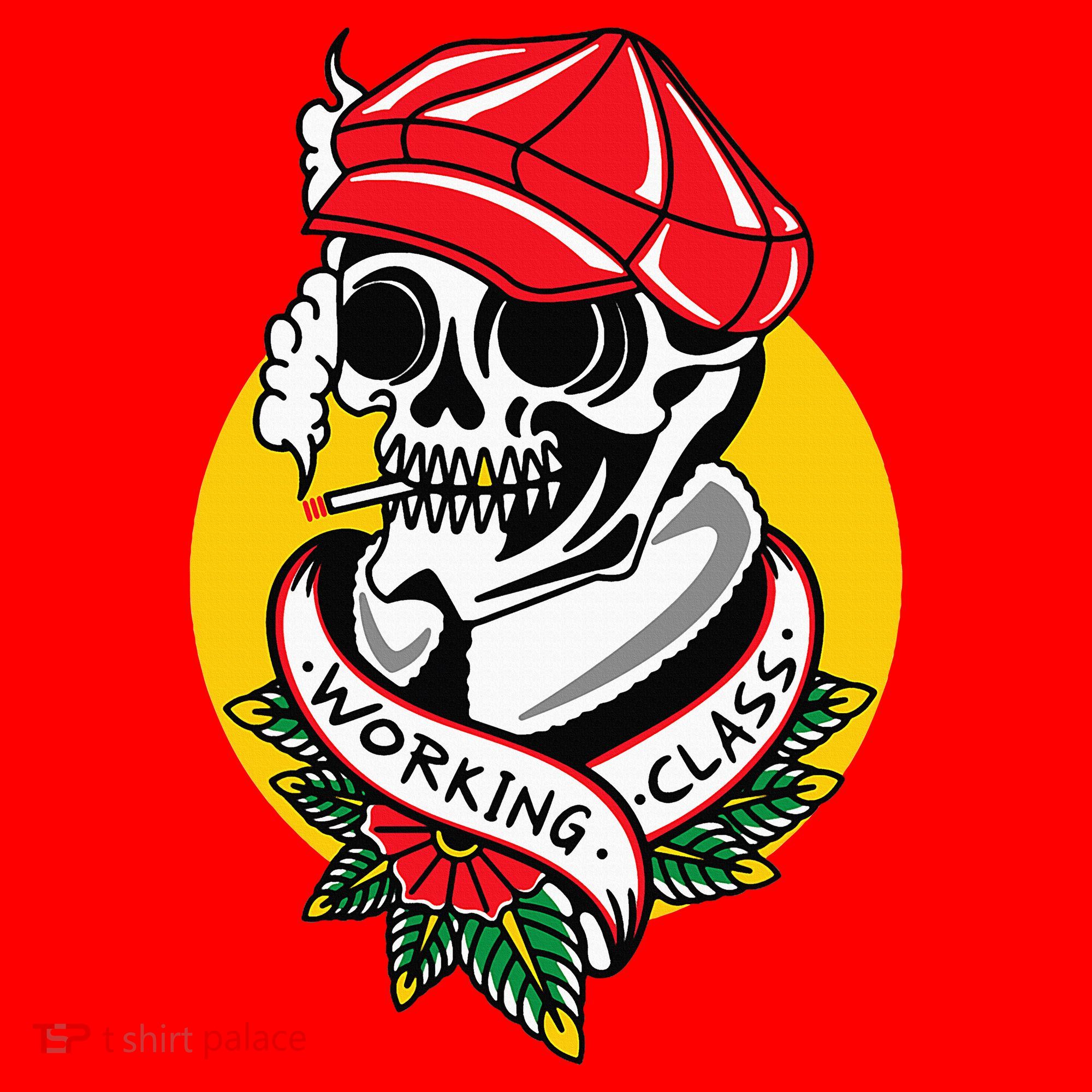 Working Class American Traditional Tattoo Old School Flash Santa Hat