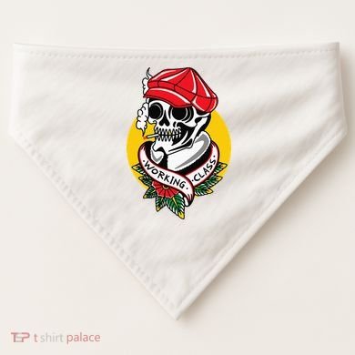 Working Class American Traditional Tattoo Old School Flash USA-Made Doggie Bandana