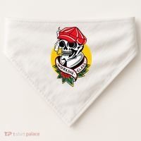 Working Class American Traditional Tattoo Old School Flash USA-Made Doggie Bandana thumb 0