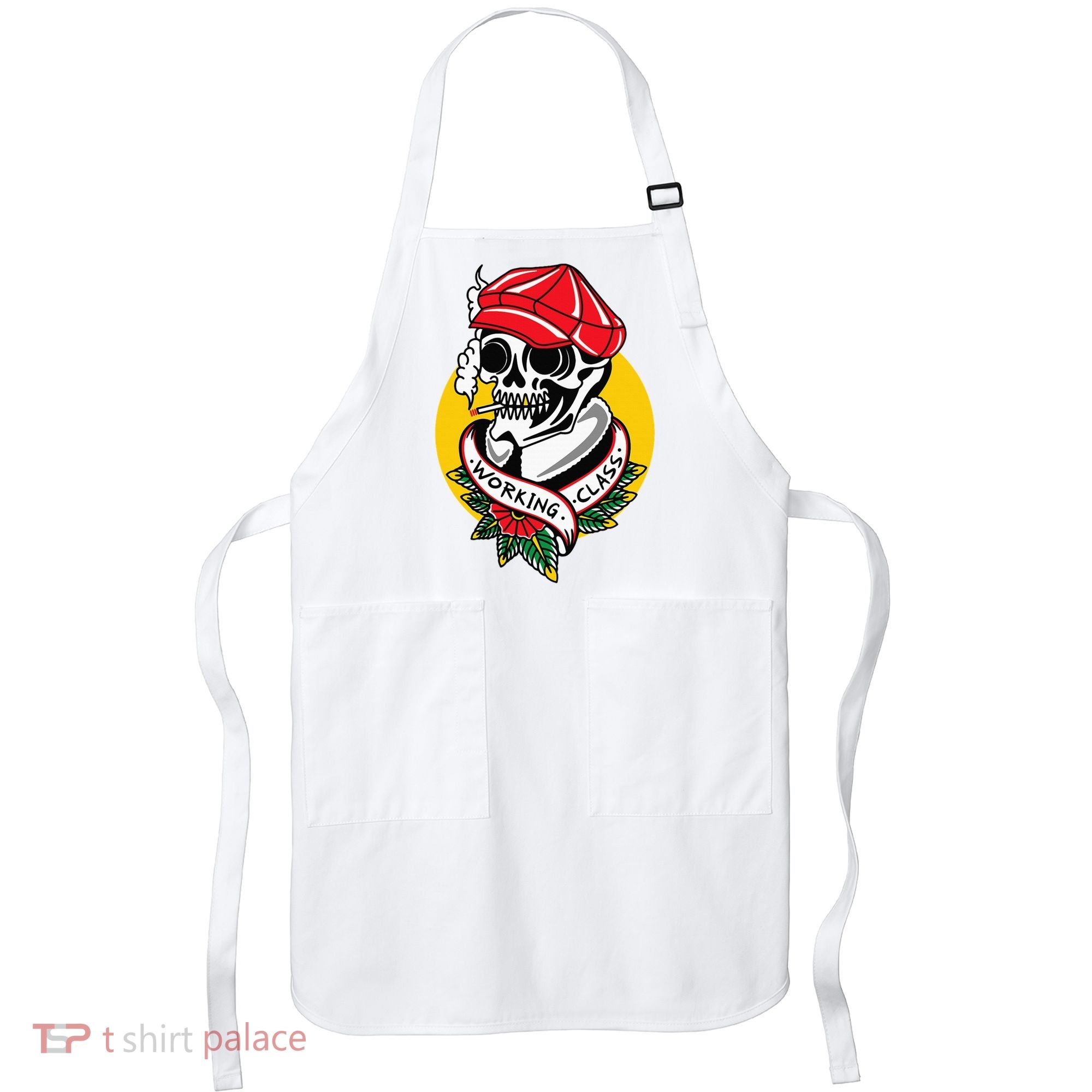 Working Class American Traditional Tattoo Old School Flash Apron