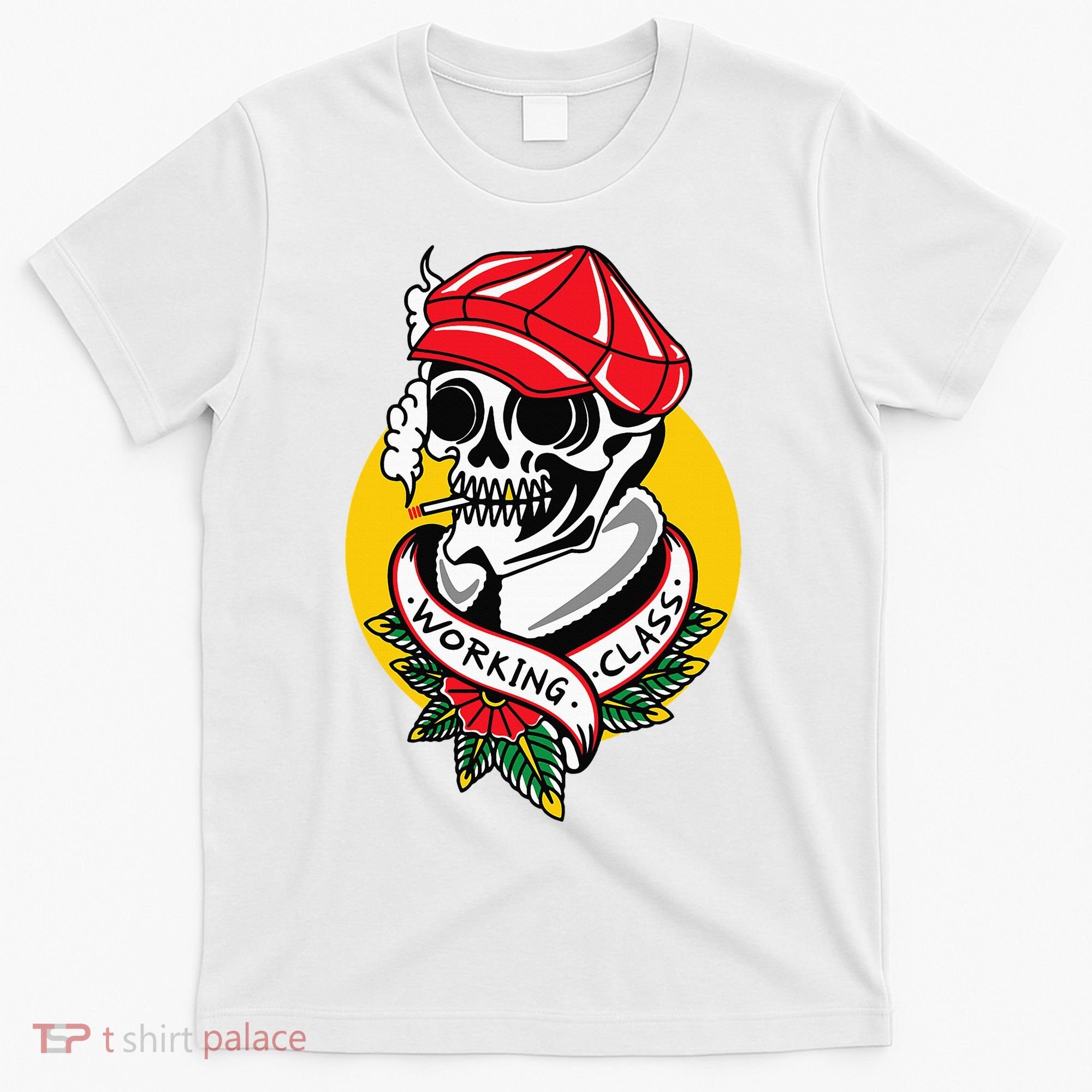 Working Class American Traditional Tattoo Old School Flash T-Shirt