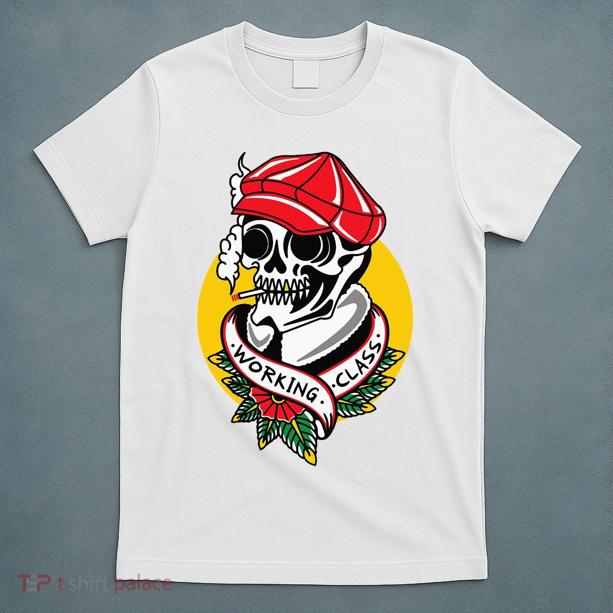 Working Class American Traditional Tattoo Old School Flash T-Shirt