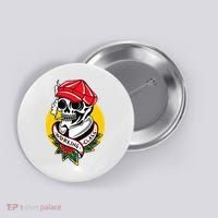 Working Class American Traditional Tattoo Old School Flash Button thumb 0
