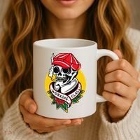 Working Class American Traditional Tattoo Old School Flash Coffee Mug thumb 3
