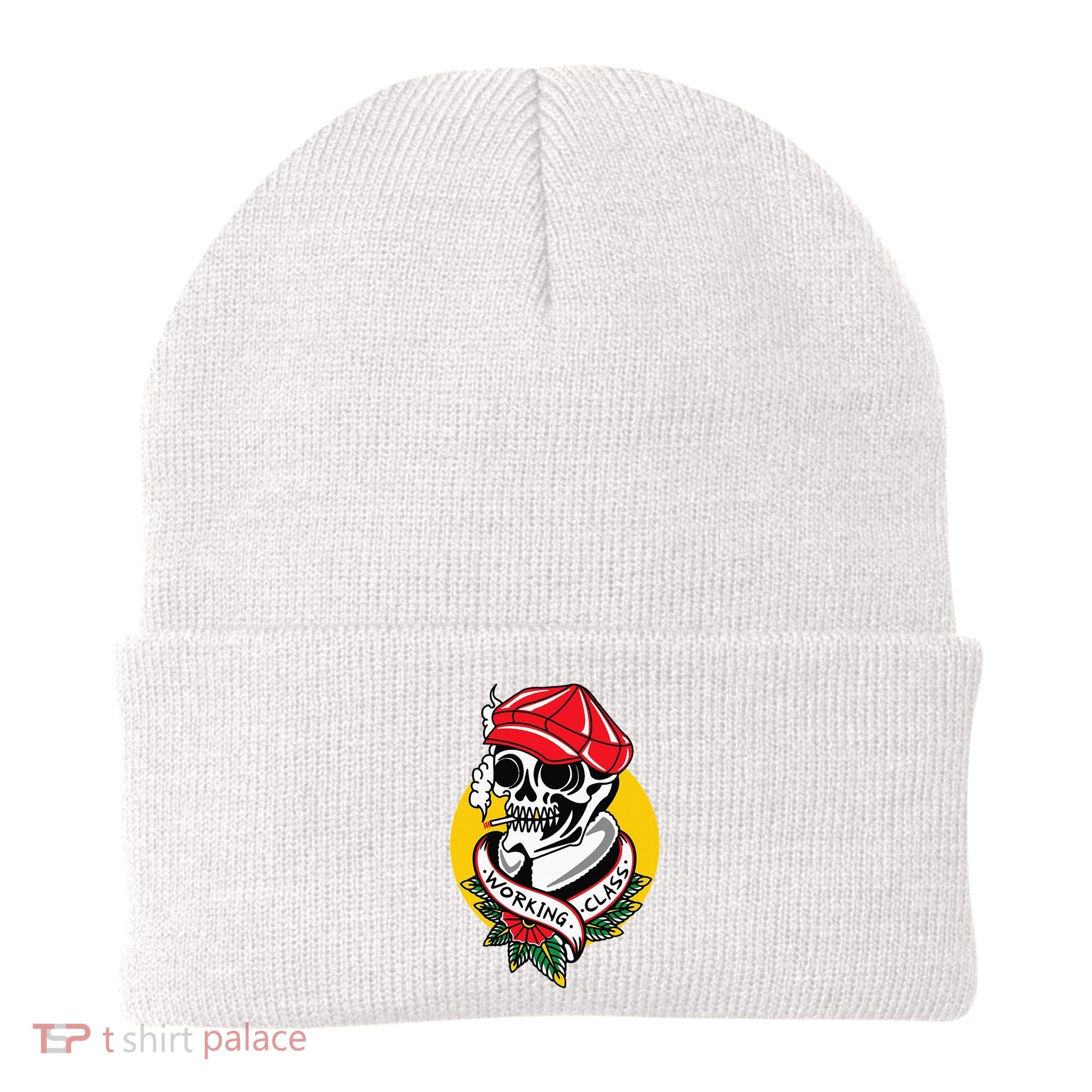 Working Class American Traditional Tattoo Old School Flash Beanie