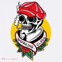 Working Class American Traditional Tattoo Old School Flash Women's Hoodie thumb 2