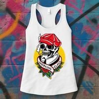 Working Class American Traditional Tattoo Old School Flash Women's Tank Top thumb 3