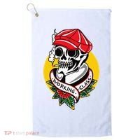 Working Class American Traditional Tattoo Old School Flash Golf Towel thumb 0