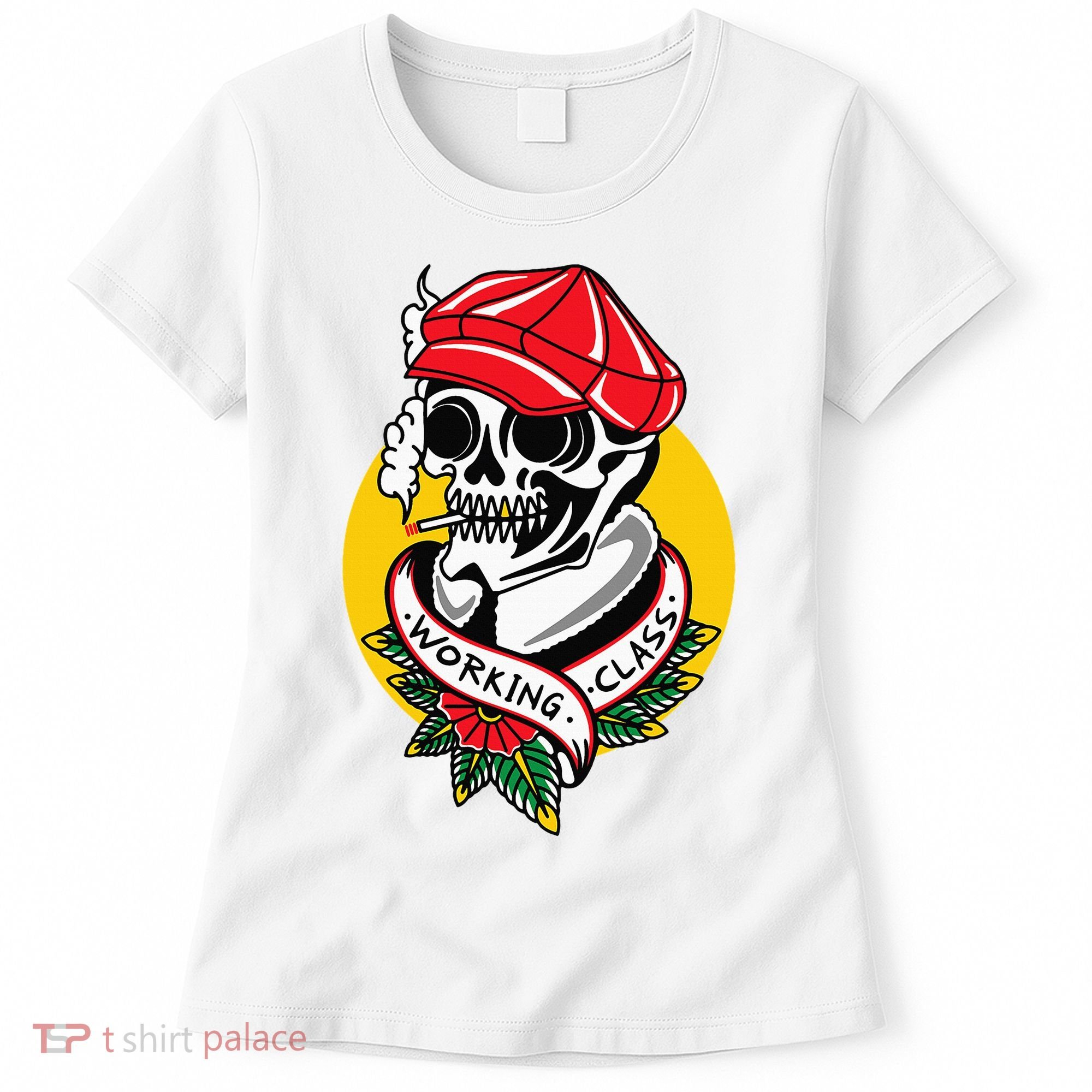 Working Class American Traditional Tattoo Old School Flash Women's T-Shirt