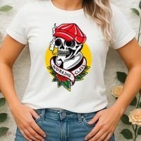 Working Class American Traditional Tattoo Old School Flash Women's T-Shirt thumb 2