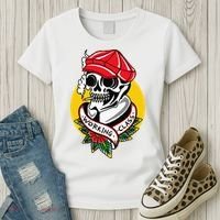 Working Class American Traditional Tattoo Old School Flash Women's T-Shirt thumb 3