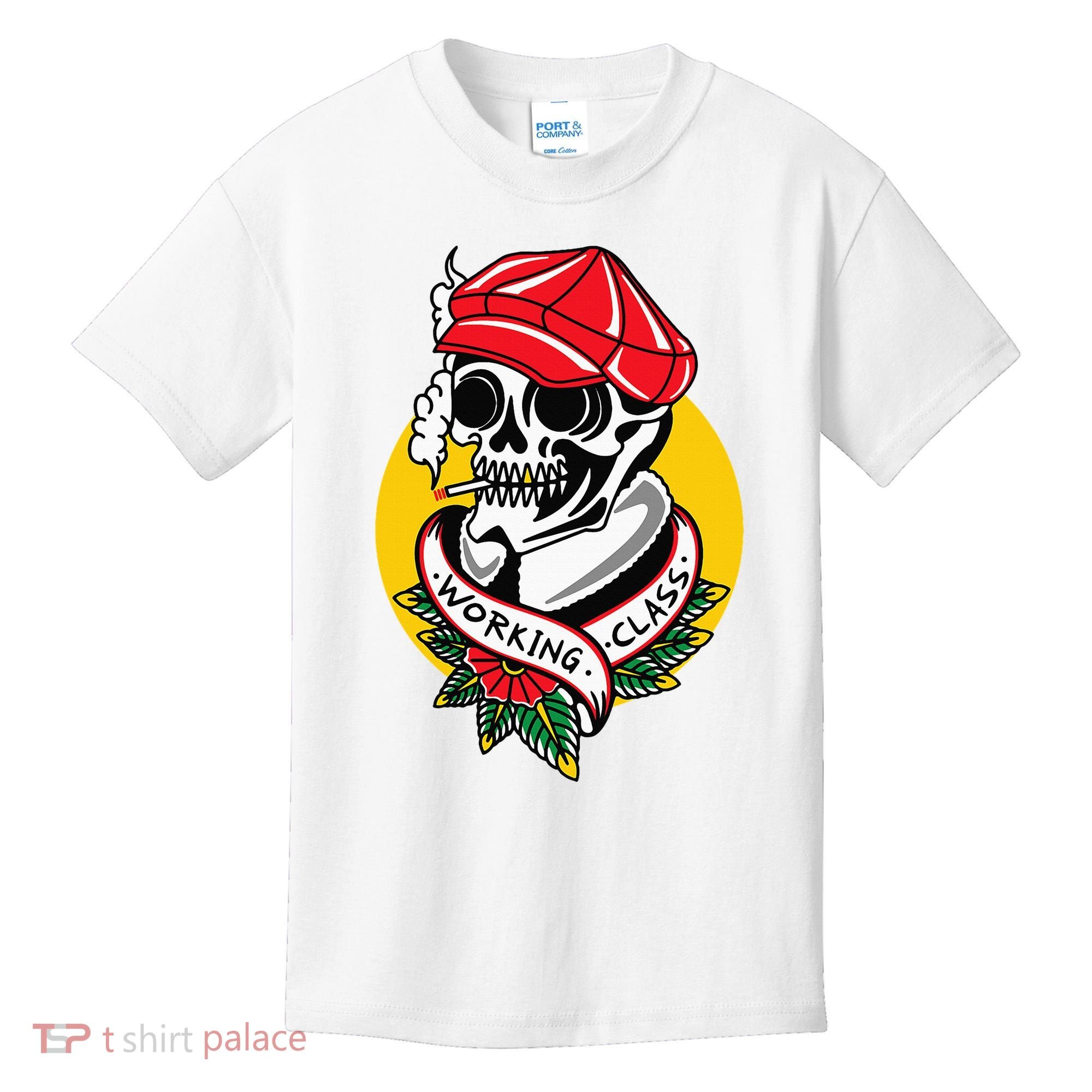 Working Class American Traditional Tattoo Old School Flash Kids T-Shirt