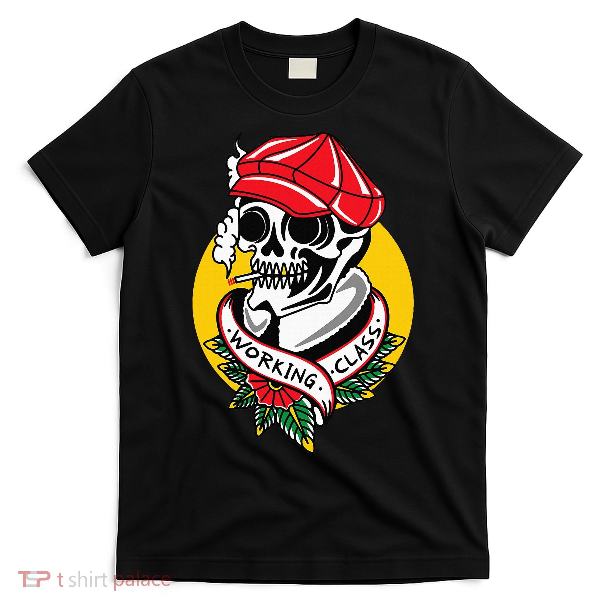 Working Class American Traditional Tattoo Old School Flash T-Shirt