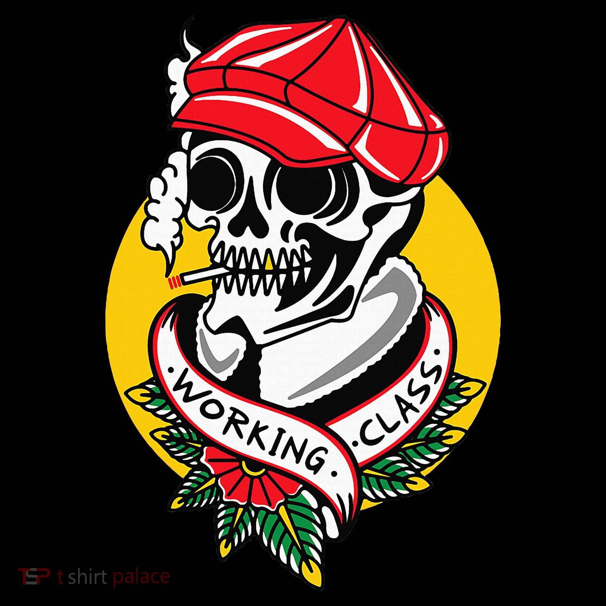 Working Class American Traditional Tattoo Old School Flash Women's Hoodie