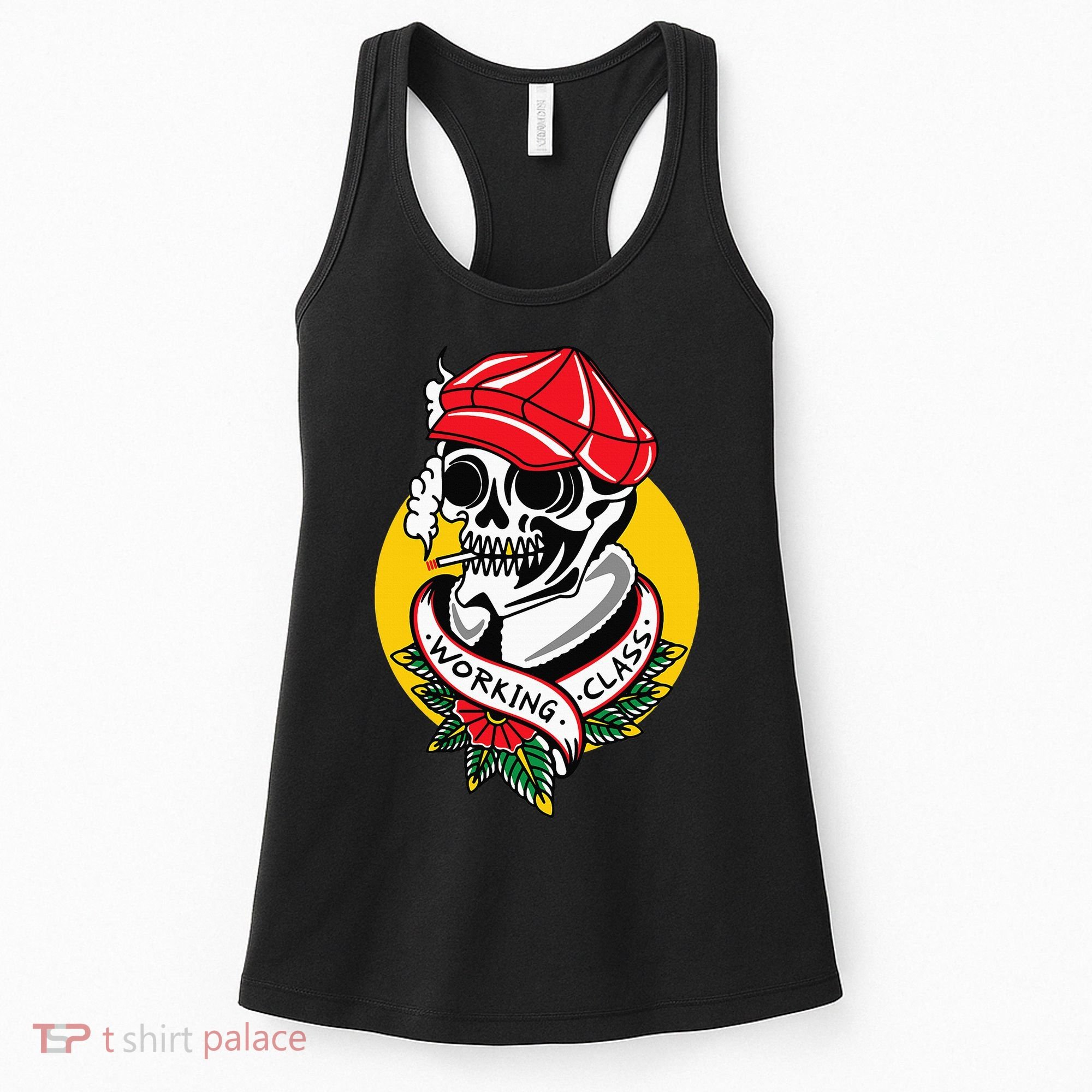 Working Class American Traditional Tattoo Old School Flash Women's Tank Top