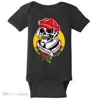 Working Class American Traditional Tattoo Old School Flash Baby Bodysuit thumb 0