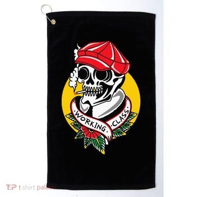 Working Class American Traditional Tattoo Old School Flash Golf Towel