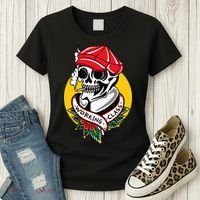 Working Class American Traditional Tattoo Old School Flash Women's T-Shirt thumb 3