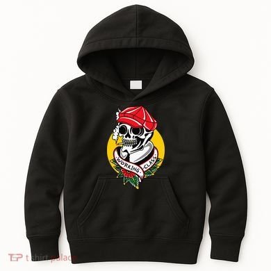Working Class American Traditional Tattoo Old School Flash Kids Hoodie