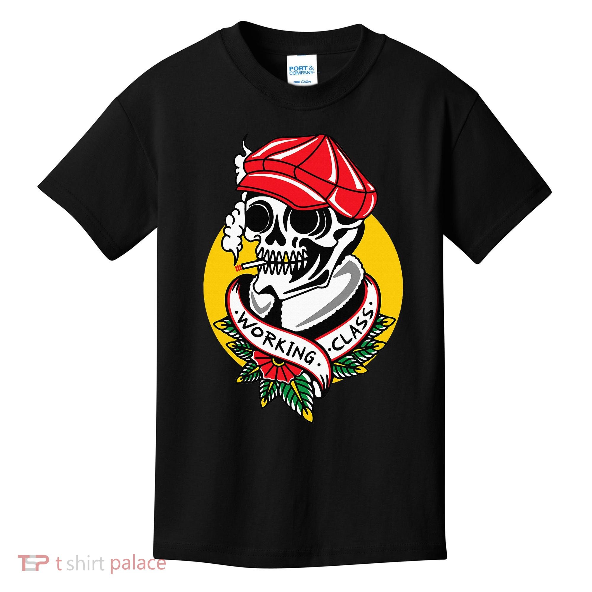 Working Class American Traditional Tattoo Old School Flash Kids T-Shirt