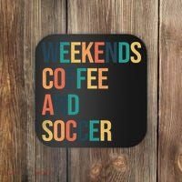 Weekends Coffee And Soccer Coaster thumb 0