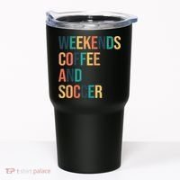 Weekends Coffee And Soccer Tumbler thumb 0