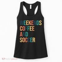 Weekends Coffee And Soccer Women's Tank Top thumb 0