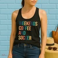 Weekends Coffee And Soccer Women's Tank Top thumb 2