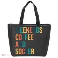 Weekends Coffee And Soccer Tote Bag thumb 0