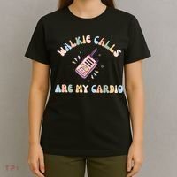 Walkie Calls Are My Cardio Special Education Teacher T-Shirt thumb 4