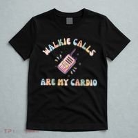 Walkie Calls Are My Cardio Special Education Teacher T-Shirt thumb 5
