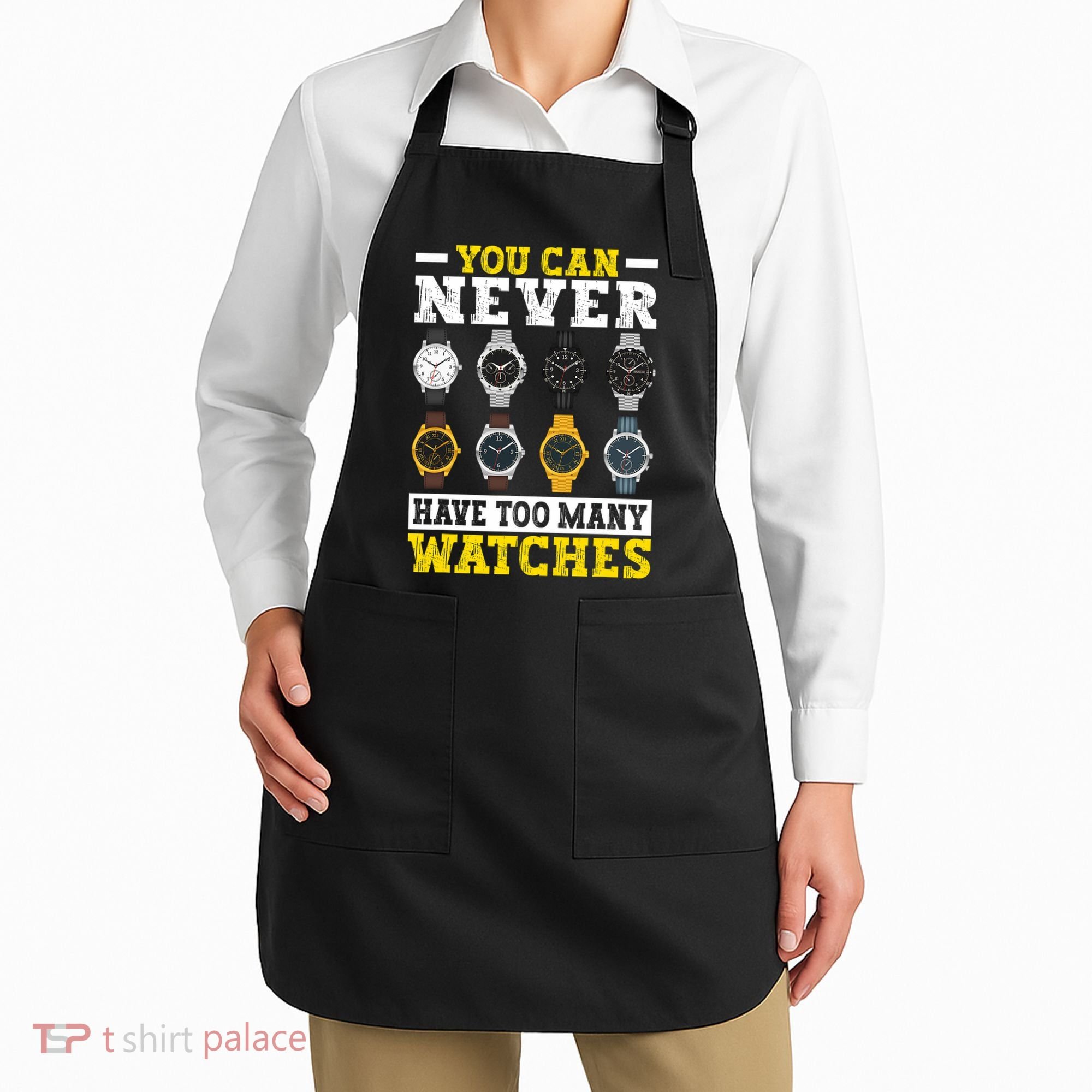 Watches Collector Addict Enthusiast Horologist Apron