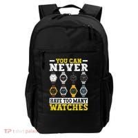 Watches Collector Addict Enthusiast Horologist Backpack thumb 0