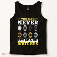 Watches Collector Addict Enthusiast Horologist Tank Top thumb 2