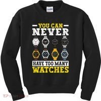 Watches Collector Addict Enthusiast Horologist Kids Sweatshirt thumb 0