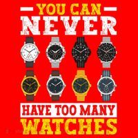 Watches Collector Addict Enthusiast Horologist Santa Hat thumb 1