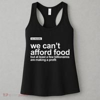 We Cant Afford Food Political Statement Women's Tank Top thumb 3
