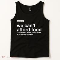 We Cant Afford Food Political Statement Tank Top thumb 2