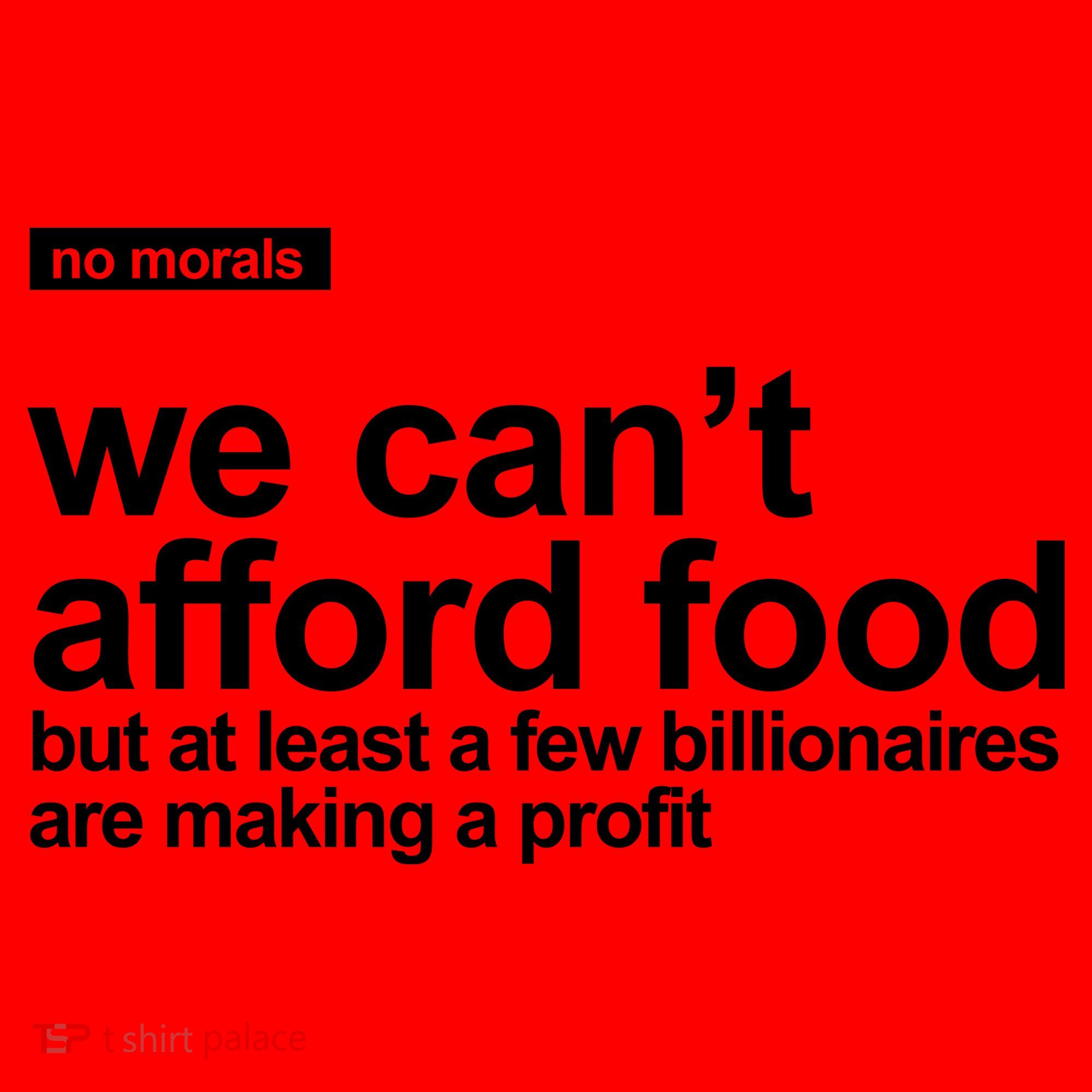We Cant Afford Food Political Statement Santa Hat