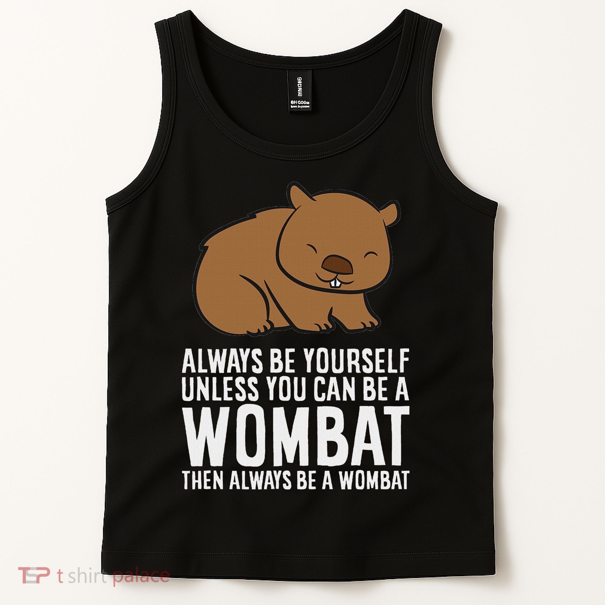 Wombat Costume Always Be Yourself Unless You Can Be A Wombat Tank Top