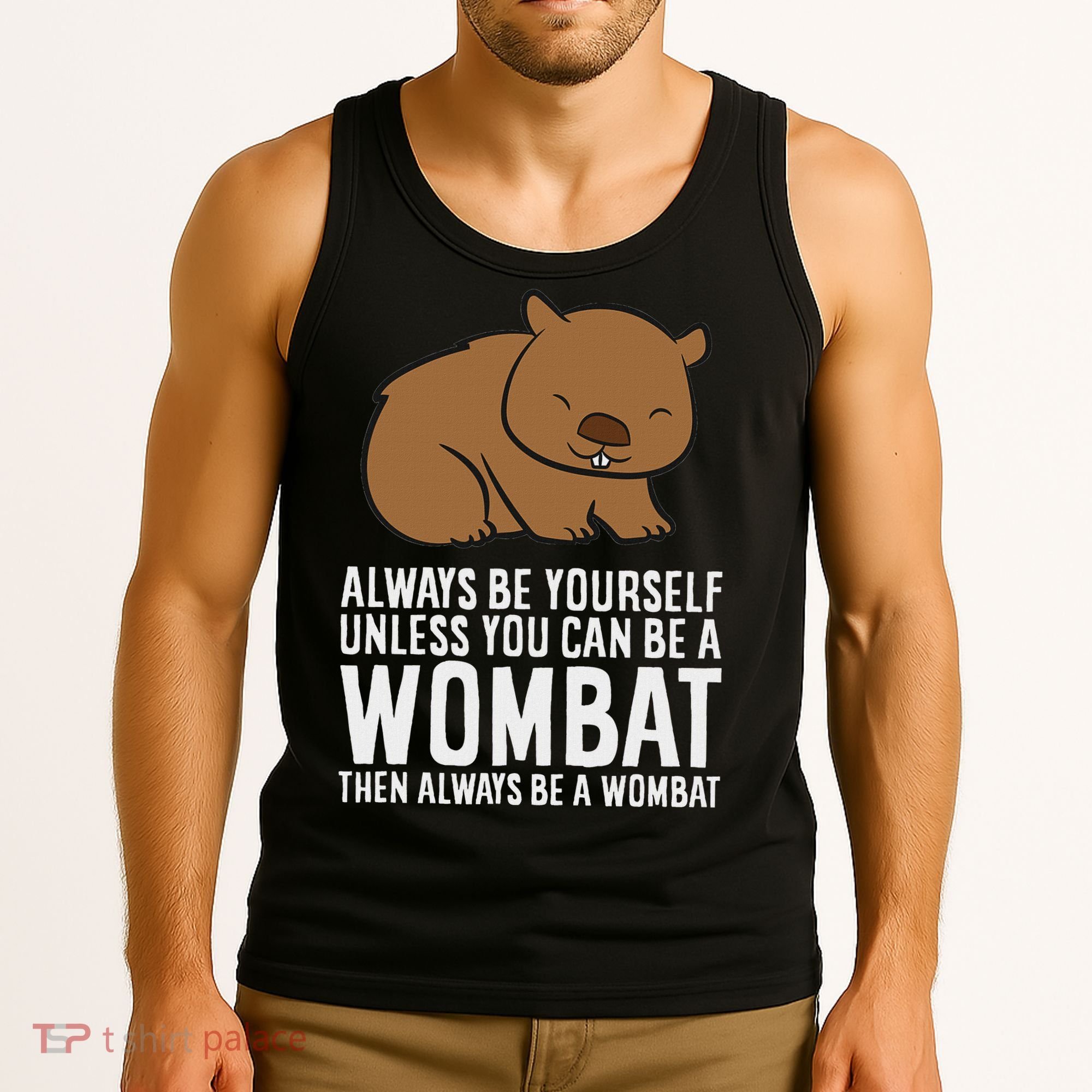 Wombat Costume Always Be Yourself Unless You Can Be A Wombat Tank Top
