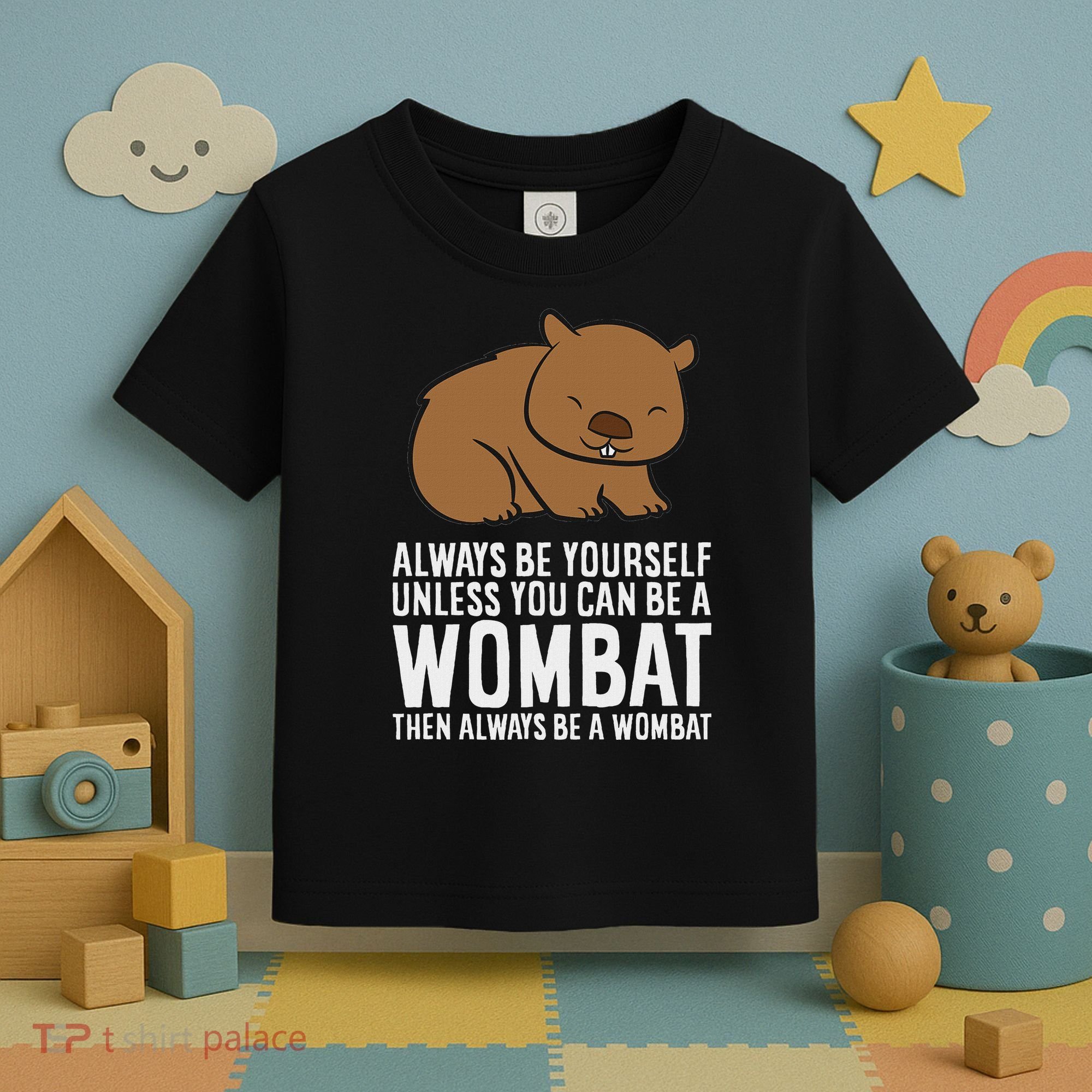 Wombat Costume Always Be Yourself Unless You Can Be A Wombat Toddler T-Shirt